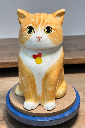 Custom Full-Body 3D Ceramic sculpture Memorial Pet Urn LTTCGHHQL-001