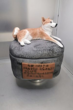 Custom Hand-Sculpted Polymer Clay Pet Memorial Ashes Keepsake Urn RTTCGHH-003
