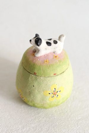 Custom Handcrafted Clay Sculpture Ceramic Keepsake Urn for Pet TYDSGHGDT-003