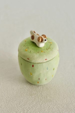 Custom Handcrafted Clay Sculpture Ceramic Keepsake Urn for Pet TYDSGHGDT-005