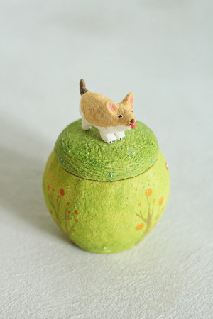 Custom Handcrafted Clay Sculpture Ceramic Keepsake Urn for Pet TYDSGHGDT-009